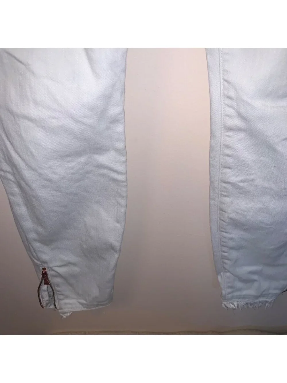 Fidelity Joey Zip Crop Mid Rise Ultra Slim Jeans 27